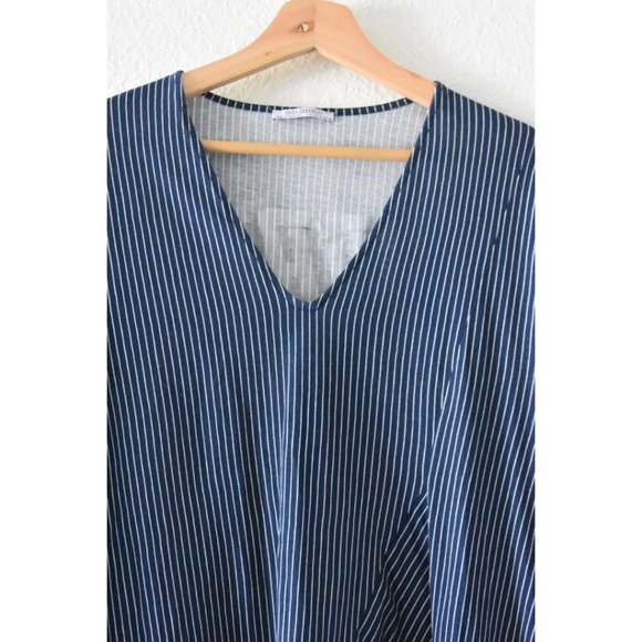 Zara Trafaluc Striped "No Princess" Graphic Print Mini Dress - Picture 6 of 12